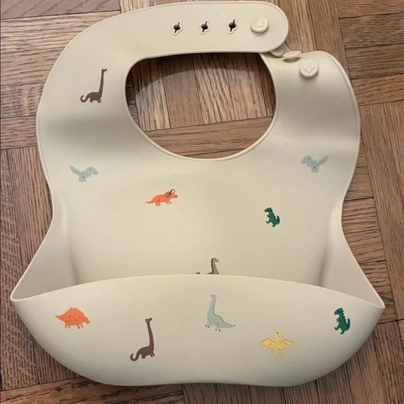 Baby Silicone Bibs (Set of 5)